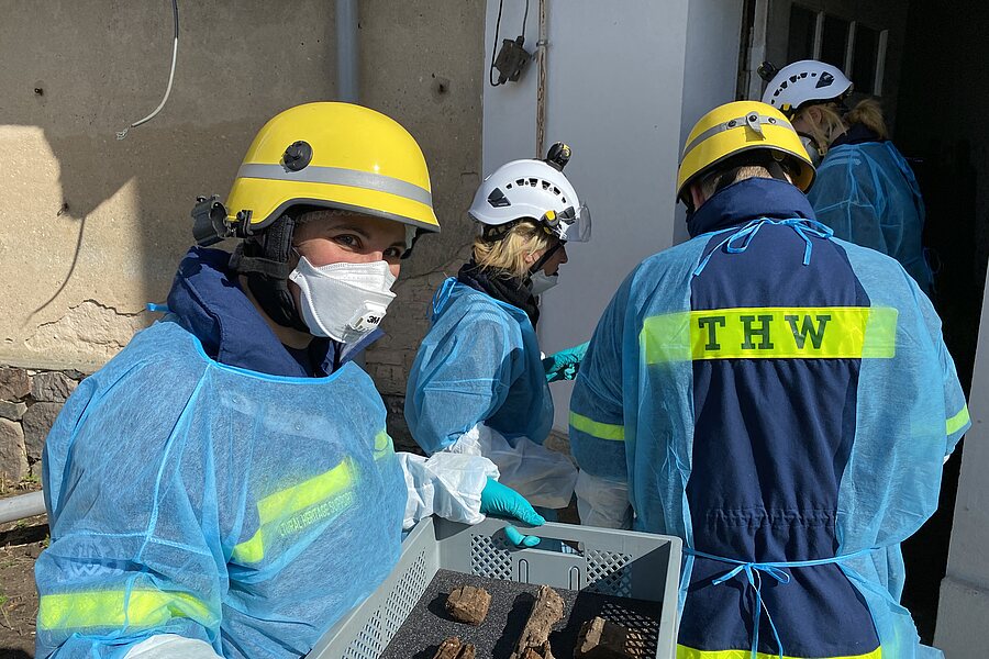 Die Cultural Heritage Response Unit im Einsatz bei der Vollübung im September 2024 