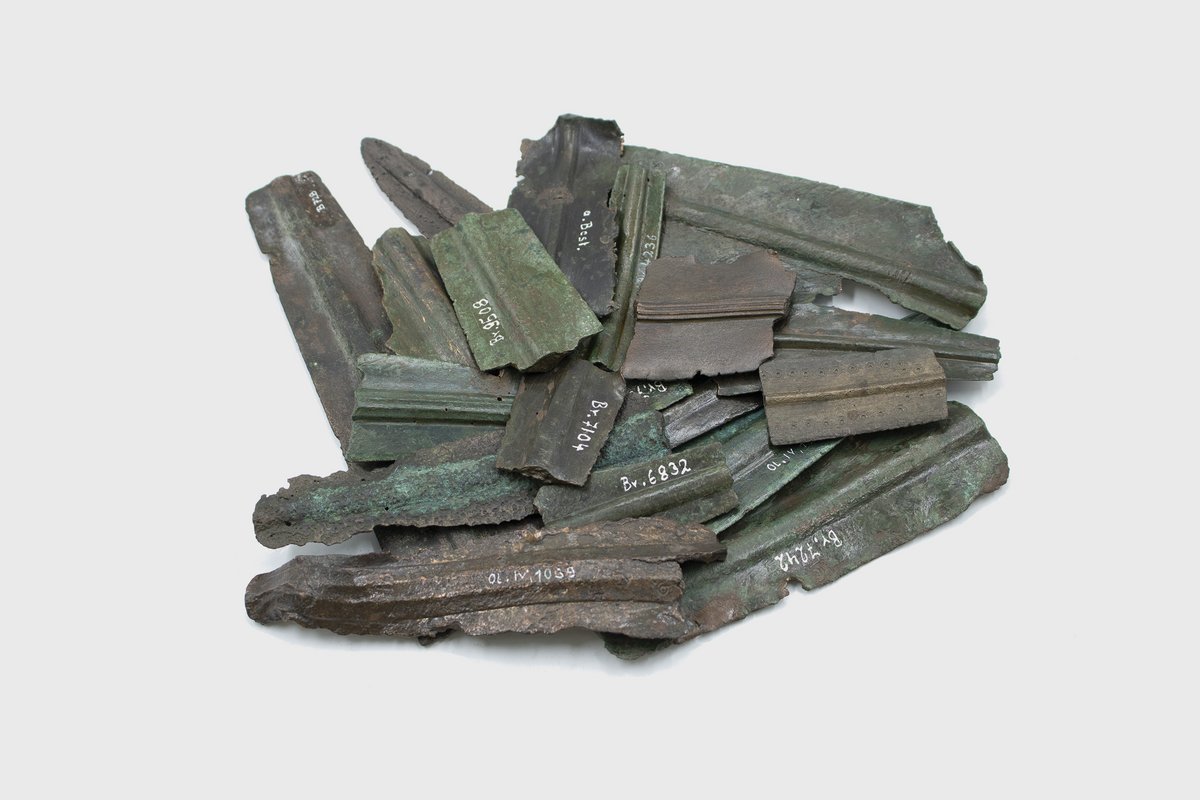 Fragmente von unteritalischen Lanzenspitzen aus Olympia