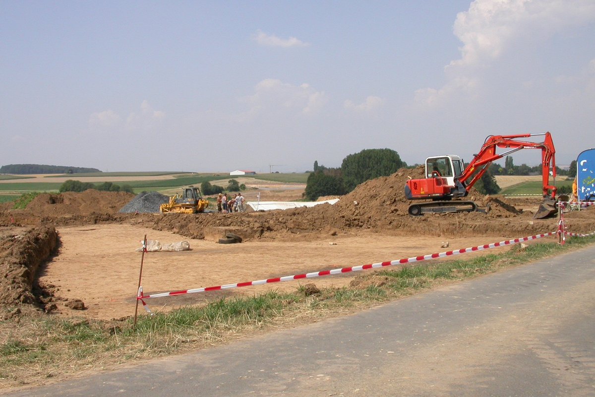 Aufnahme der Ausgrabung von 2006
