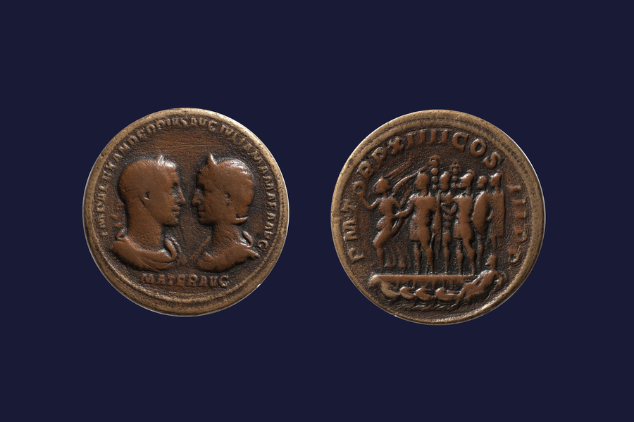 Medaillon mit Büste des Severus Alexander
